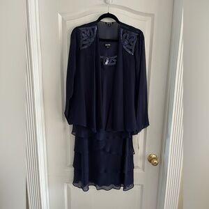 SL Fashion 2-Piece Chiffon Dress..Size 10..NWT